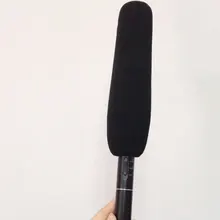 4,7 дюймов 12 см микрофон ветровое стекло Пена Губка чехол для микрофона черный Универсальный для sony для Panasonic для JVC для Canon