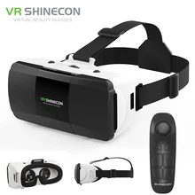 Shinecon G06D 3D очки Виртуальная реальность VR Виртуальная реальность для iphone 360 градусов Android VR очки для смартфона с пультом дистанционного управления