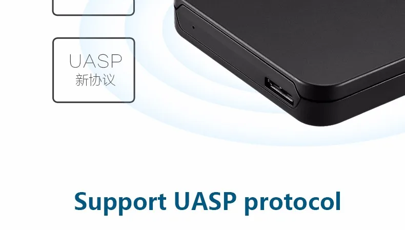 Acasis USB 3.0 на SATA внешний для 2.5 дюймов SSD тонкий Корпуса для жёстких дисков мобильный жесткий диск Box Поддержка 4 ТБ 5 Гбит/с жесткий диск