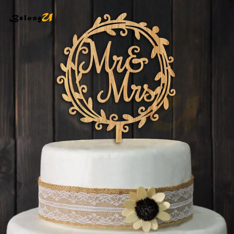 wedding decoration cake topper-PUW-010-04