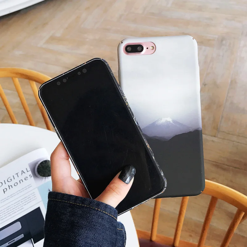 KIPX1070A_1_JONSNOW Marble Pattern Phone Case for iPhone XR XS Max 6 6S 7 8 Plus Case Fashion Flowers All-inclusive PC Hard Back Cover Capa Coque