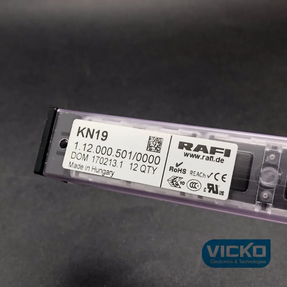 German RAFI button switch 1.12.000.001/0000 1.12.000.501/0000 KN19 series touch switch