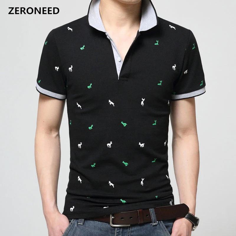 Zeroneed Brand 2018 Mens Polos Shirts Men Business & Casual polo shirt