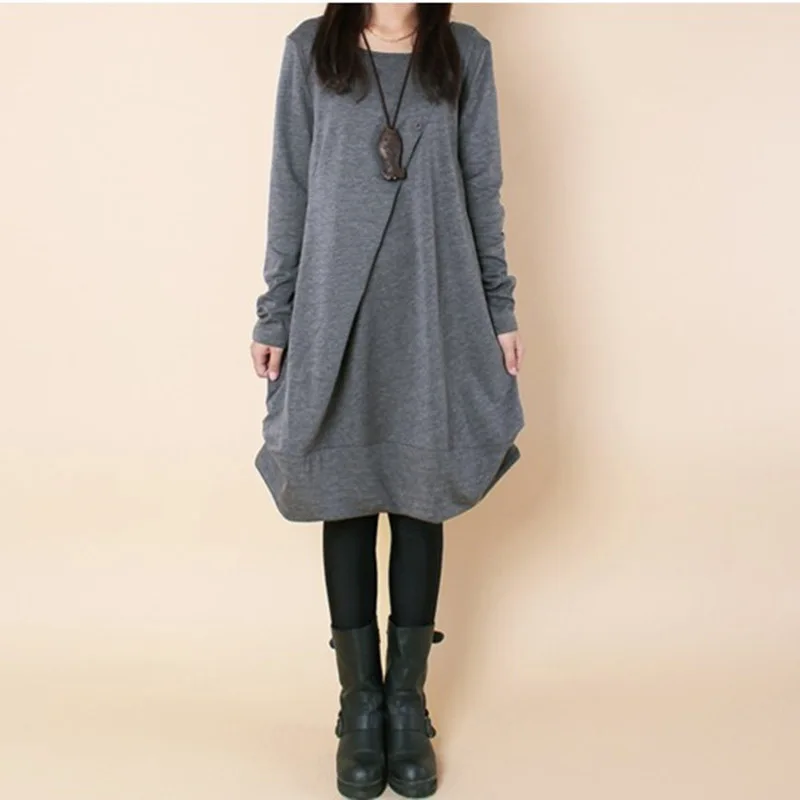 

Female Dress Women Plus Size Clothes Lady's Long Sleeve Clothes For Pregnant Women Fashion Maternity Clothing Winter Vestidos