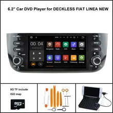 Quad Core Android 7.1 CAR DVD for FIAT LINEA NEW AUTO RADIO GPS SAT NAVI CAPACTIVE SCREEN WIFI/3G+DSP+RDS+16GB flash