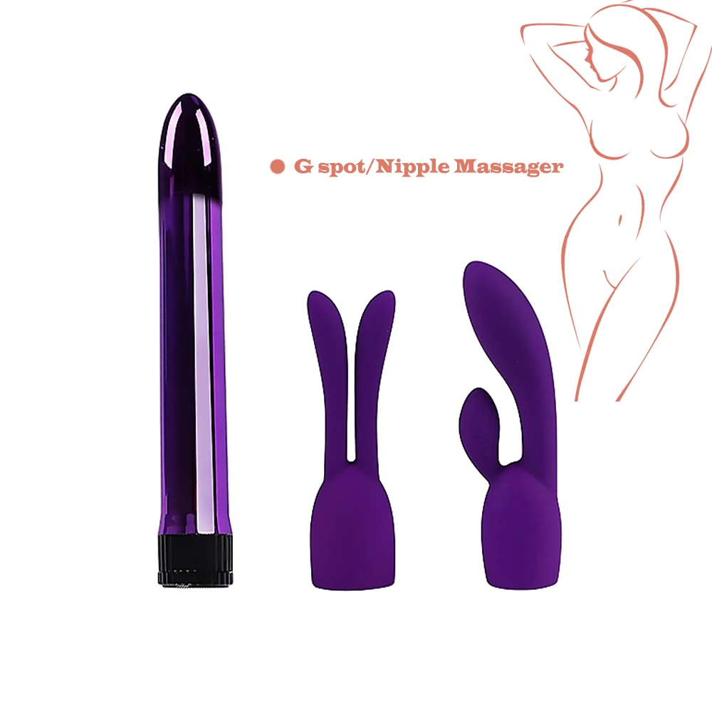 Powerful Vibrator G spot Clit Massager Stimulator Adult Sex Toys for Woman font b Dildo b