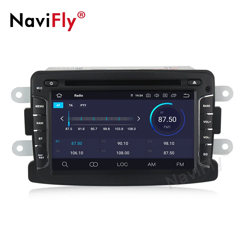 Sale NaviFly IPS DSP Car Multimedia player Android 9.0 Automotivo 2 Din For Dacia/Sandero/Duster/Renault/Captur/Lada/Xray 2/Logan 2 3