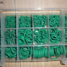 TITIFXAN "O" кольцо резиновое уплотнение 530 шт. зеленое резиновое уплотнение R134a автомобильный компрессор кондиционера наборы