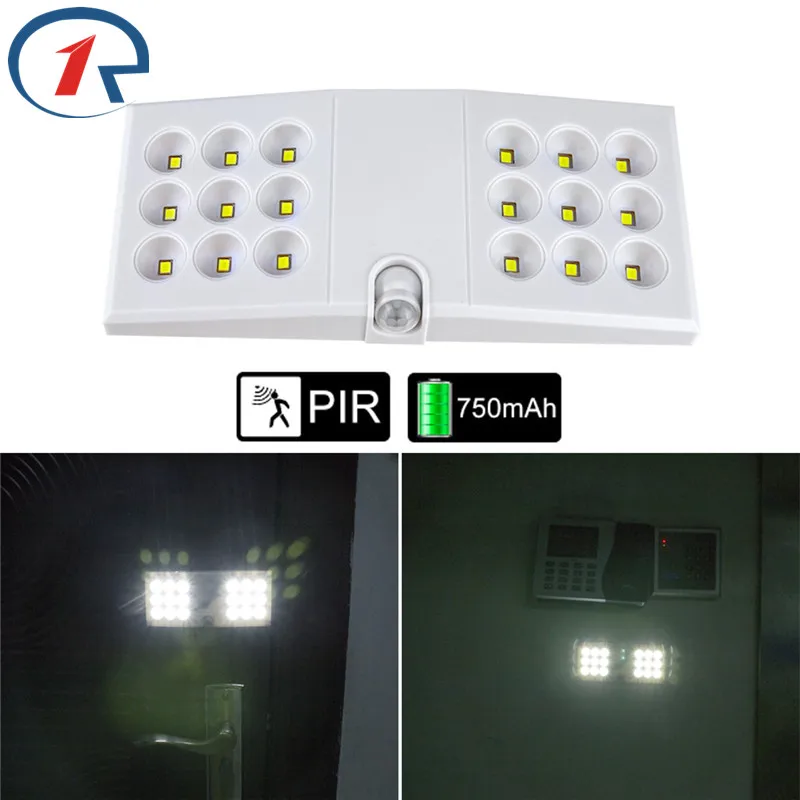 Beste ZjRight 18LED Kast verlichting Infrarood scannen sensor binnenverlichting PIR Motion Keuken slaapkamer Garderobe foyer Stair night lamp