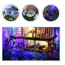 Миниатюрный Кукольный Дом DIY Дом сборка дом Гавайи Кукольный дом мини Сделай Сам микро-пейзаж образовательная сборка Ремесло модель игрушки