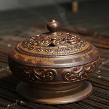 Ceramic Incense Burners Portable Porcelain Censer Buddhism Incense Holder Gift Ornaments Creative Home Decor Simple Decoration