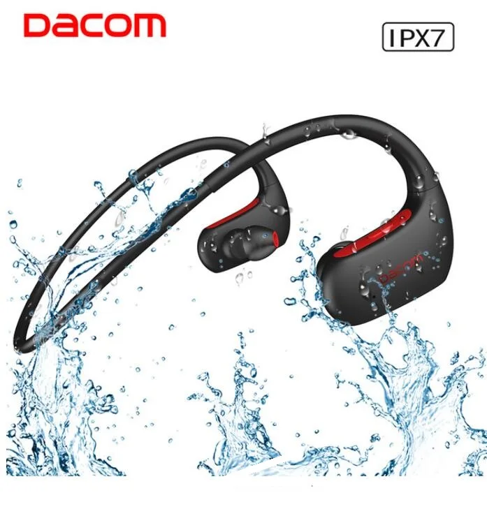 Оригинальные DACOM L05 водонепроницаемые спортивные музыкальные беспроводные Bluetooth наушники, супер спортивные наушники для бега с микрофоном для iphone