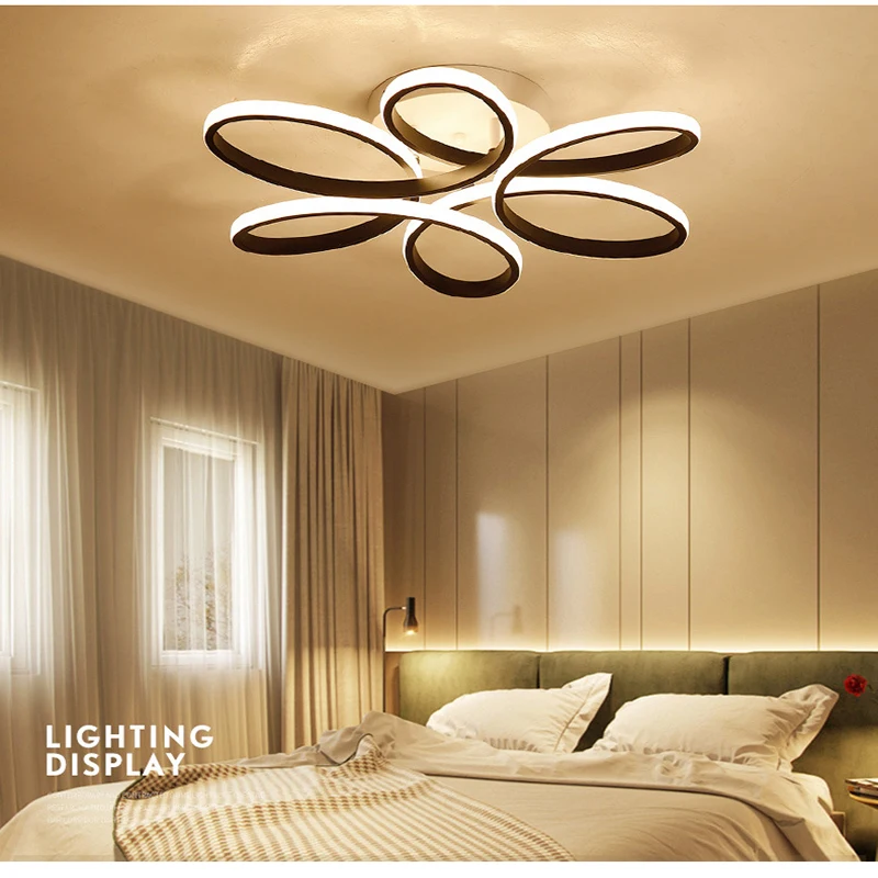 Современная светодиодная Люстра для гостиной, спальни, кабинета, алюминиевый корпус, домашняя люстра, лампа, осветительный прибор, AC85-265V
