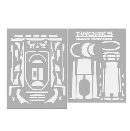T-WORK Futaba 7PX радио стикер кожи зеркало хром радио 3D цвета графит наклейка для futaba 7PX Подарок протектор экрана - Цвет: I