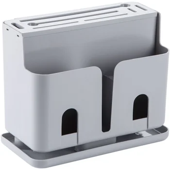 

Home Use Kitchen Tool Knife Spoon Chopsticks Fork Multifunction Storage Box Rack Cutlery Holder Plastic for Kitchen Countertop