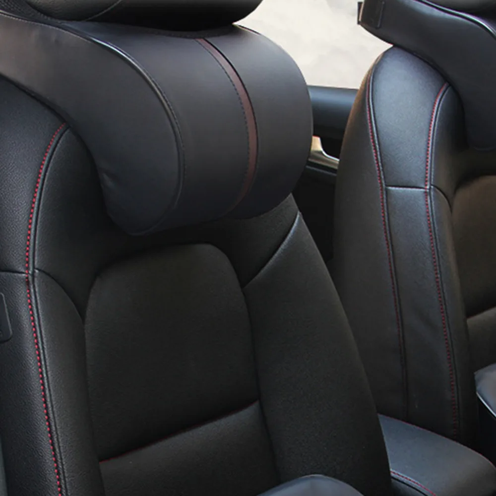 Goede VODOOL Geheugen Katoen Auto Auto Hoofdsteun Neksteun Veiligheid Seat Ondersteuning Auto Hoofd Neksteun Kussen Auto Styling Accessoires
