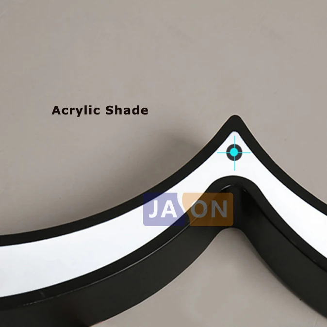 LED Современные Акрил сплав черный, белый цвет чаек DIY светодиодный индикатор. светодиодный свет. потолочных светильников. светодиодный потолочный светильник. потолочный светильник для Спальня