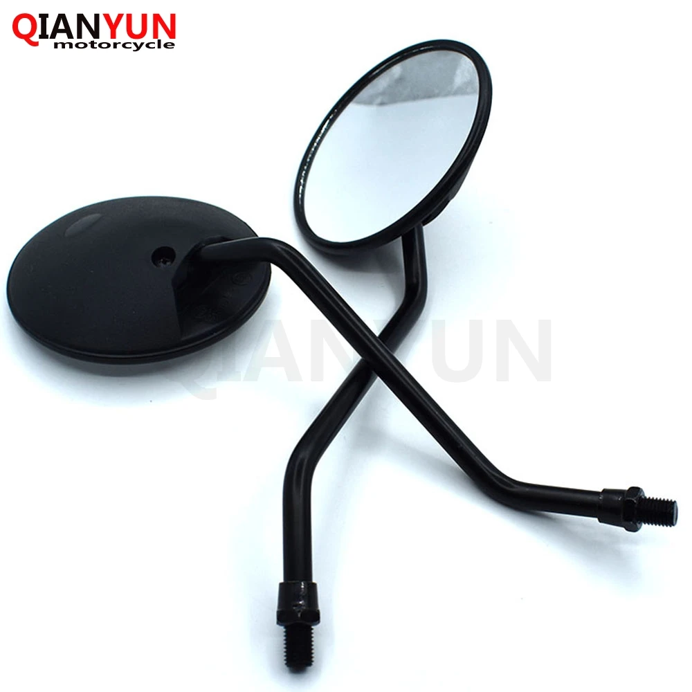 1 double circular motorcycle mirror universal 10 mm motorcycle rearview mirror For Honda CBR1100XX VFR800 CBR 1100XX ST1300