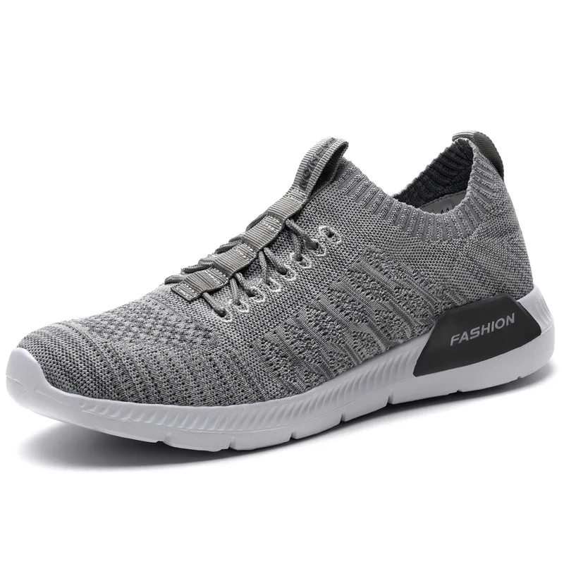 Sports Men's Shoes Lightweight Breathable Flying Woven Running Shoes