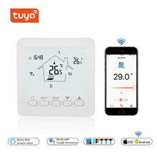 Wifi термостат умный термостат газовый котел/вода/электрический подогрев пола wifi управляемый термостат голосовой 16A/3A