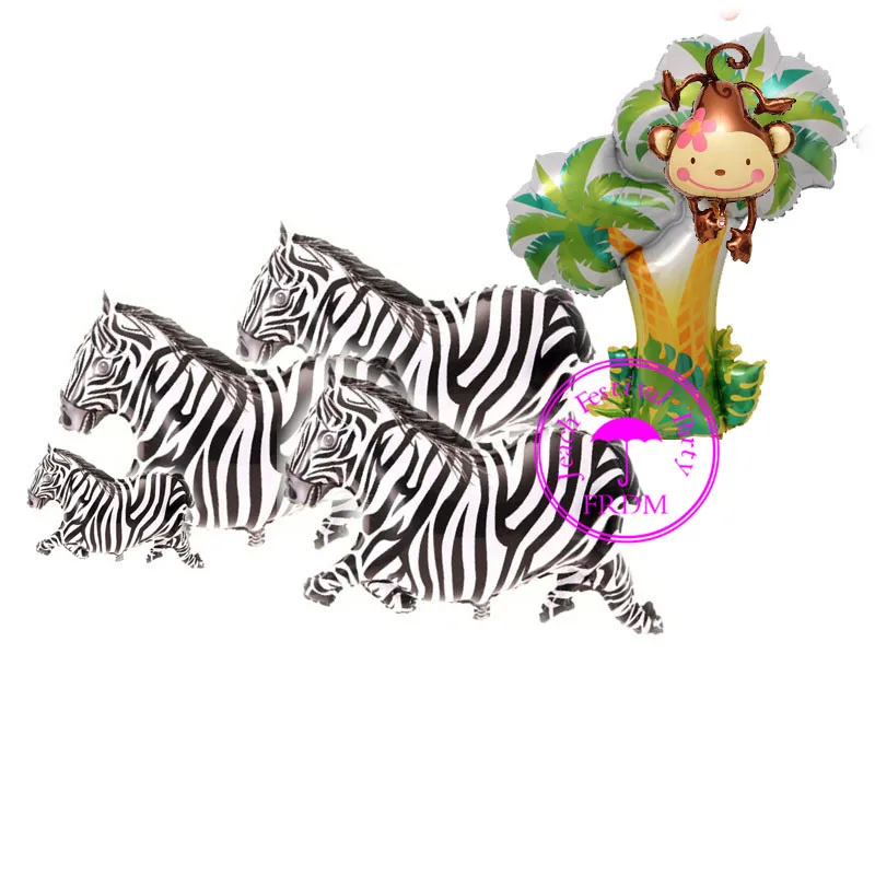 

air balloons children birthday party decoration 1 birthday supplies farm party animal shaped inflatable zebra balloon