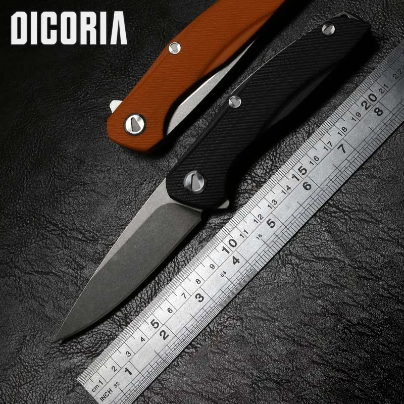 DICORIA F111 tactical Flipper ball bearing D2 blade G10 handle folding knife camping hunting outdoor survival knives EDC tool DICORIA F111 tactical Flipper ball bearing D2 blade G10 handle folding knife camping hunting outdoor survival knives EDC tool