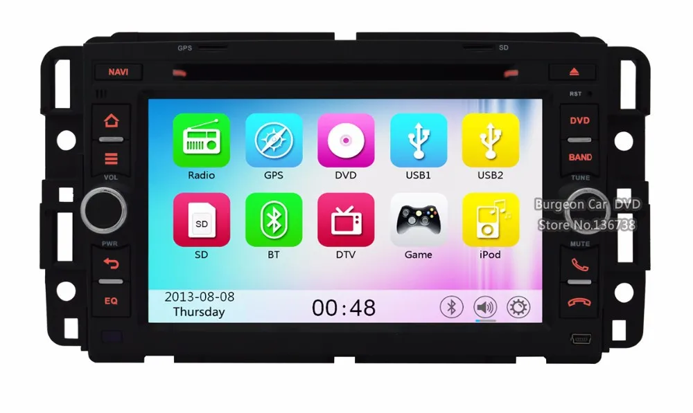 Best Factory Price Car DVD Player for Chevy Chevrolet Cobalt Silverado Suburban Buick Enclave Radio Stereo BT GPS Navigation system 23