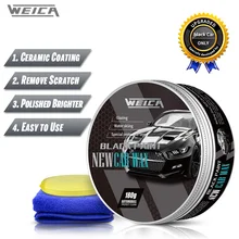 Black Car Solid Wax Auto hard Wax Coating Paint Care Scratch Repair Carnauba Wax Polish for Black Car 180g Free Shipping car coating wax for dark colored vehicles 300g