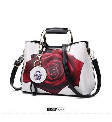 Abend Schultertasche Leder Raum einkaufstasche schwarzes Muster Stücke Oder blau Messenger himmel Beige Ems Dhl blau freier Tasche 20 Lässig Weiblichen brown Handtasche Gemalt Frauen Durch Bags aFfxz