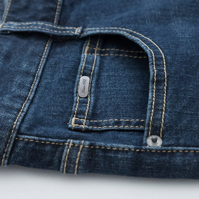 60% OFF SEMIR Retro Jeans for Men Skinny Jeans Washed Soft Cotton Slim Fit Jeans Elastic Male Classic Stylish Jeans Pants