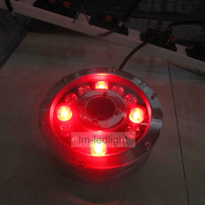 

24V led lighting fontaine 12W lighting for pools RGB warm/netural/cold white pink yellow swimming pool light free ship 6pcs