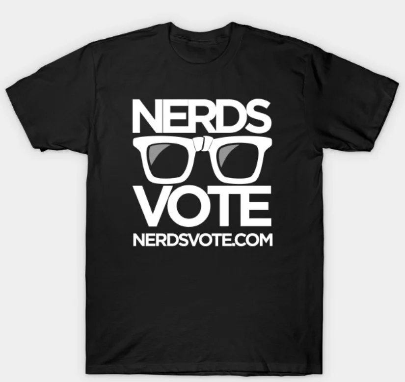 NerdsVote футболки для футболистов фанатов поп-культуры мужские высокого качества на