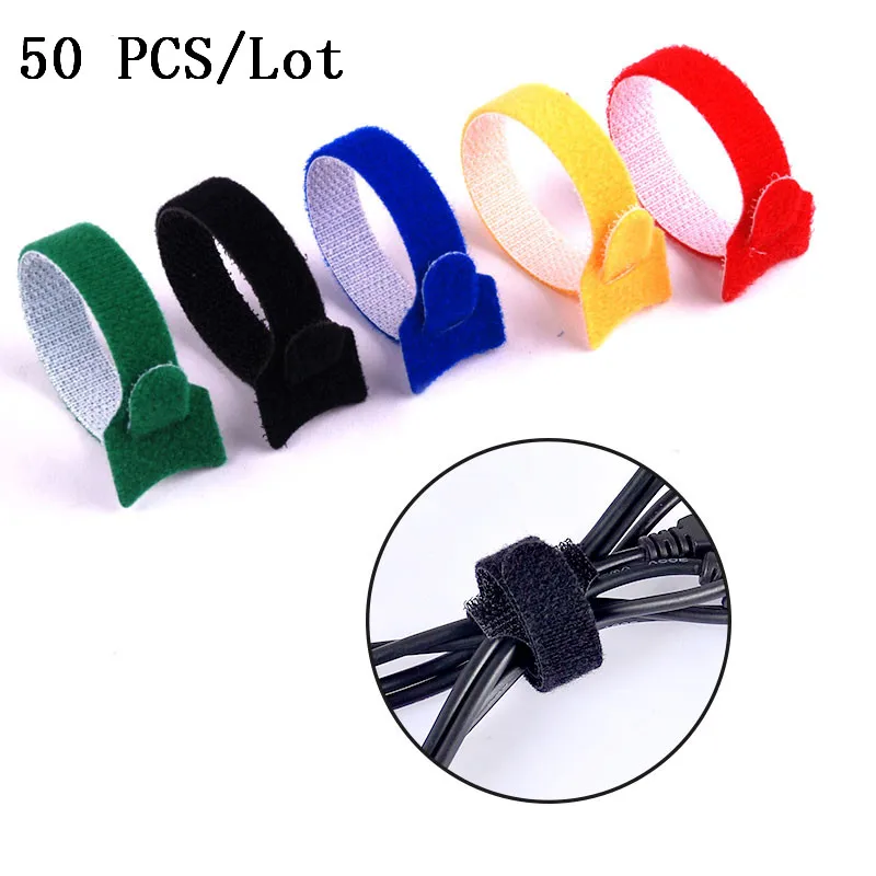 Buy 50pcs Wholesale 12*150mm Nylon Reusable Cable Ties with Eyelet Holes back