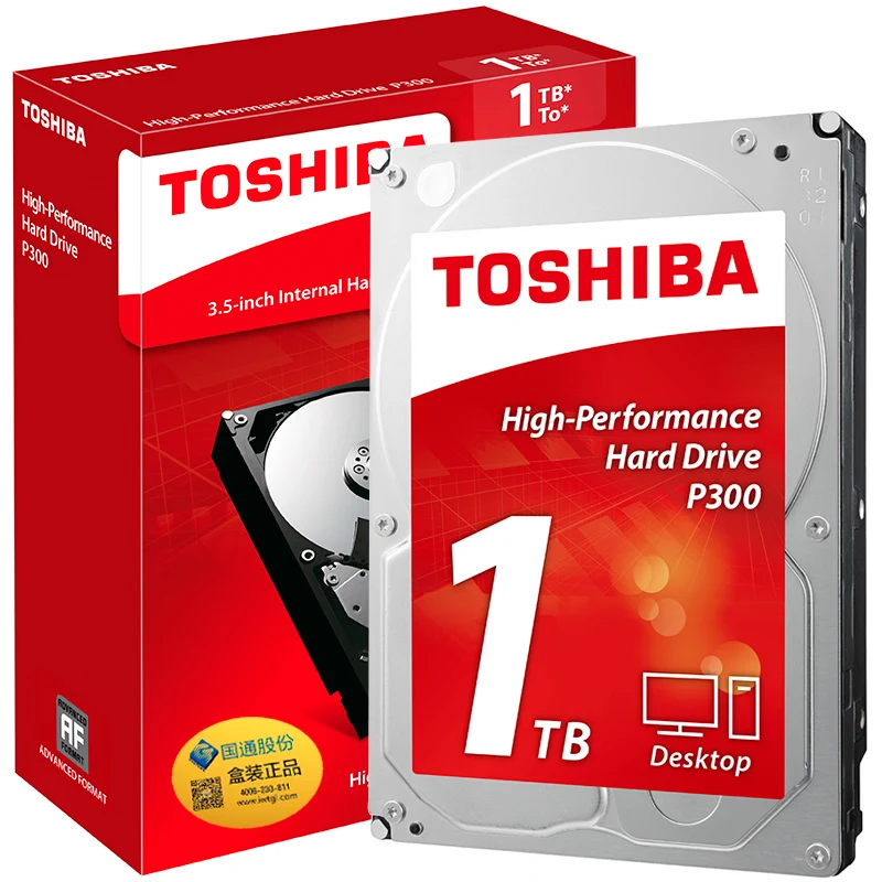 Brand P300 Desktop Internal Hard Drive 1TB HDD 1000GB SATA 6Gb s 64MB 