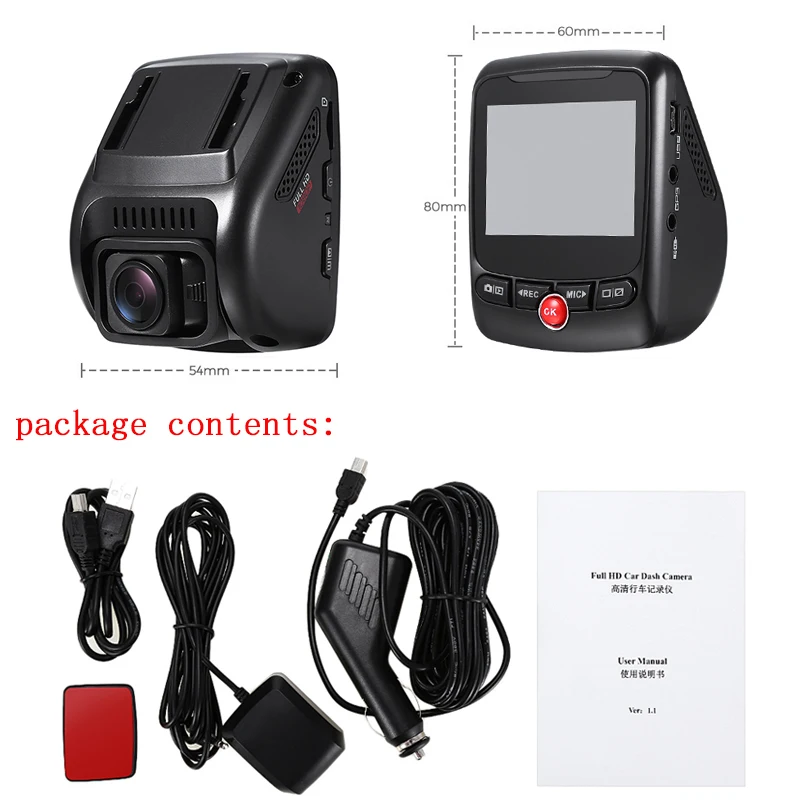  UNS Lager T690C Novatek 96663 Auto DVR GPS Logger Auto Dash Cam 170 Grad 2160 P UHD G-Sensor kamera