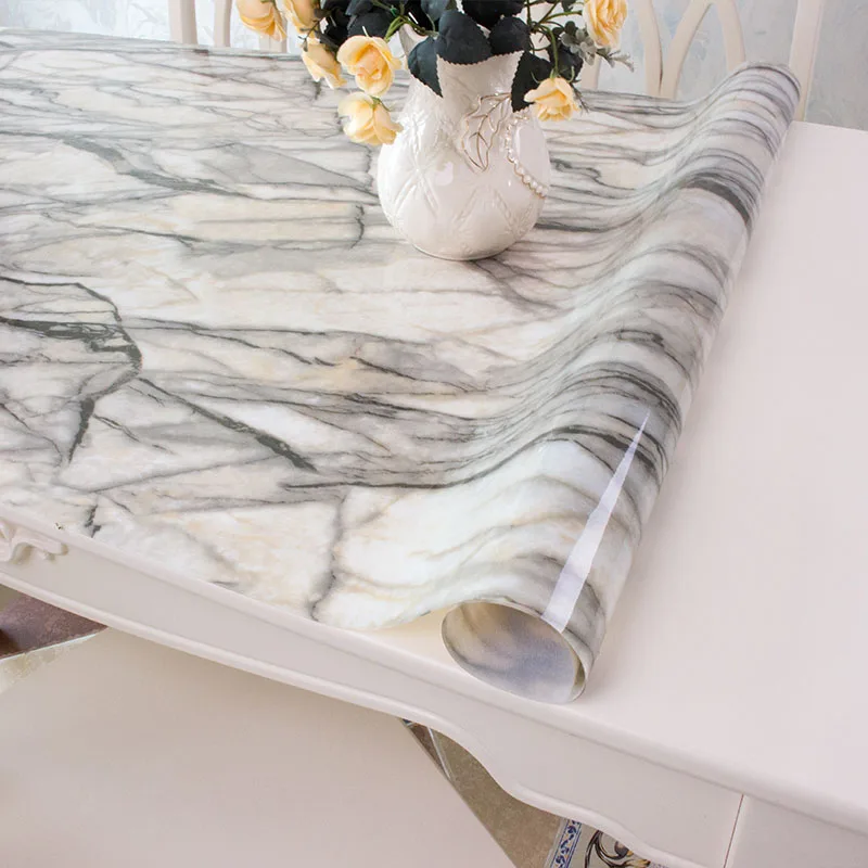  High quality tablecloth printing Pvc soft glass cheap table mat kitchen oven waterproof D' water fo