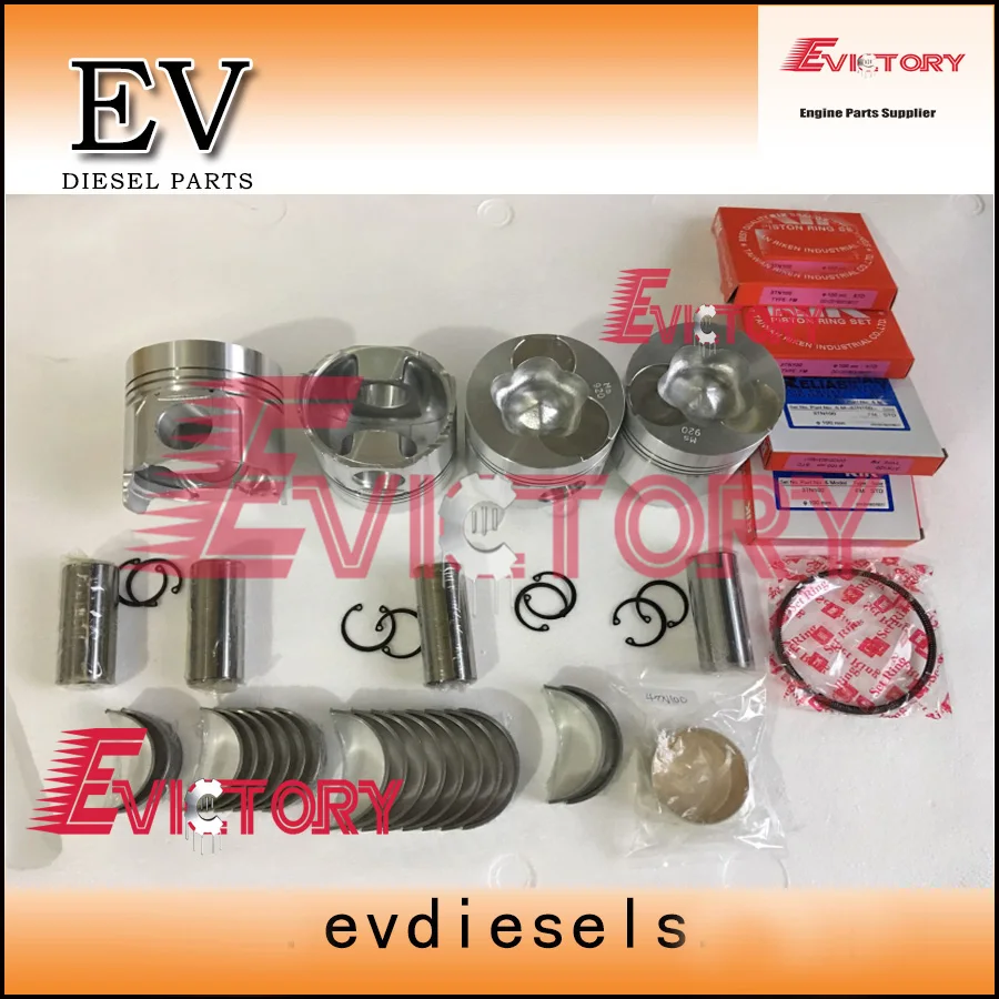 4TN100 piston+ring+bearing