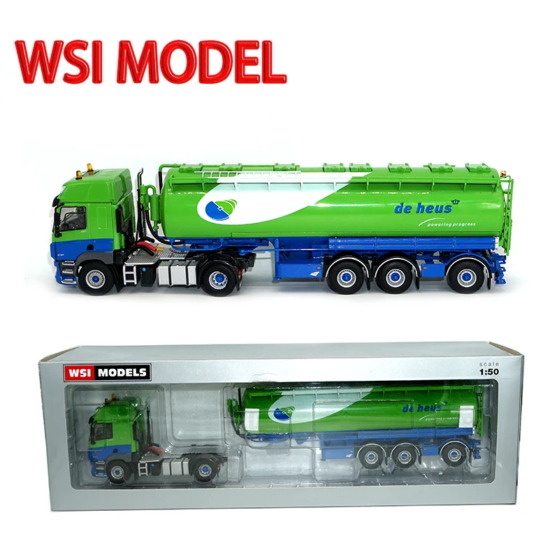 

1/50-WSI DE HEUS VOEDERS BV DAF CF SPACE CAB 4*2+BULK TRAILER/ANIMAL FEED-3 AXLE 01-2465 CAR Truck-model