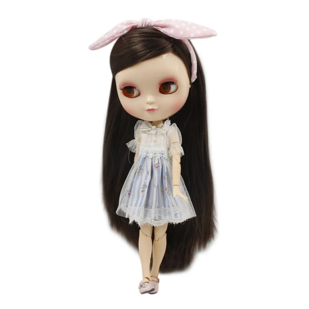 DBS blyth doll icy licca body 280BL0222 Wild fashion super soft straight hair joint body 1/6 30cm gift toy flsun 3d printer accessories 3pcs for super racer qqs q5 straight through throat stainless steel throat