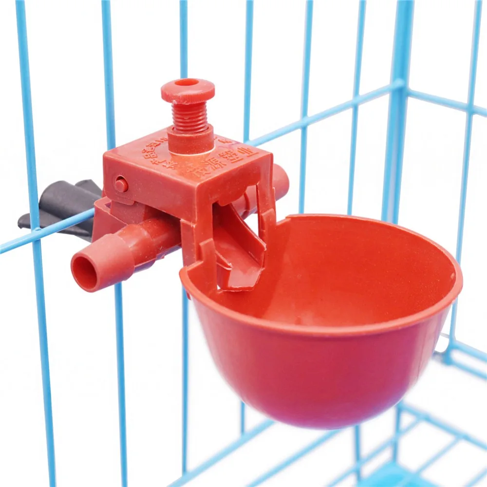 

70 Sets Pigeon Bird Quail Chicken Drinking Fountain Cage Chicken House Drinking Bowl Hose Connection Poultry Farming Tools