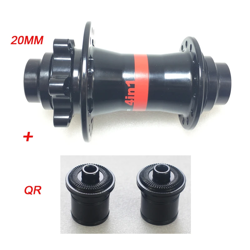 

NOVATEC D881SB MTB DISC Hub Front for DH AM FR 28 32 Holes Black Red QR*100MM 20*110MM