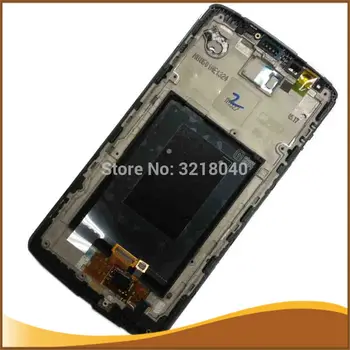 

1 LCD Display Touch Screen Glass Panel Digitizer Assembly + Frame Replacement For LG G3 858 D858 Dual sim card Grey +Track No.