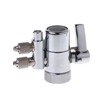 

Water Filter Faucet Dual Diverter Valve M22 To 1/4" Chrome Plated Brass