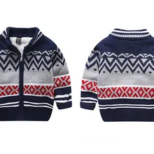 Корейский свитер для мальчиков; кардиган; плотное пальто