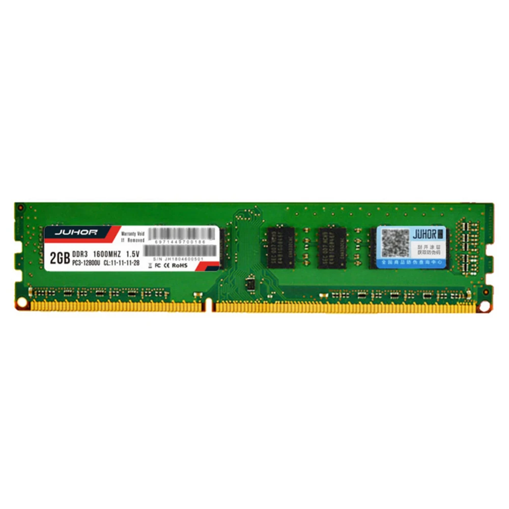 JUHOR ram DDR3 4 ГБ 8 ГБ 16 ГБ 2GB1600mhz DDR4 4 ГБ 8 ГБ 16 ГБ 2666 МГц U-DIMM PC4-21300 288 pin non-ecc(без коррекции ошибок) Оперативная память для всех материнских плат