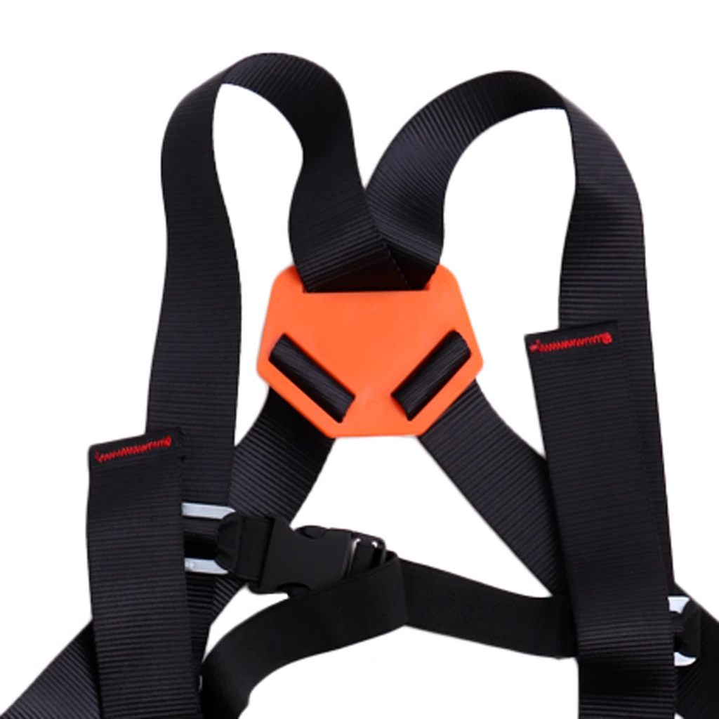 MagiDeal Adjustable Body Safety Waist Harness Climbing Belt Fall Protection Full Body Rock Climbing Harness Body Seat Belt