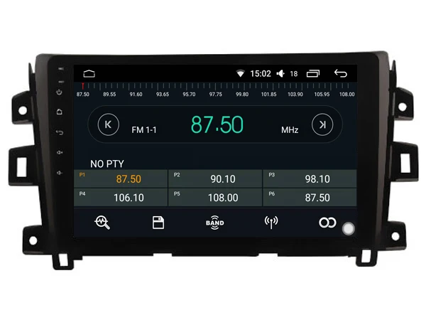 Cheap Fit for NISSAN Navara NP300 MURANO android 8.0 octa core car multimedia player head units carplay android auto radio 3G GPS 3