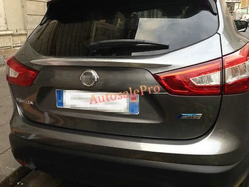 

for Nissan Qashqai 2014 2015 ABS Chrome Rear Door Trunk Lid Tail Lift Gate Handle Cover Logo Upper Trim