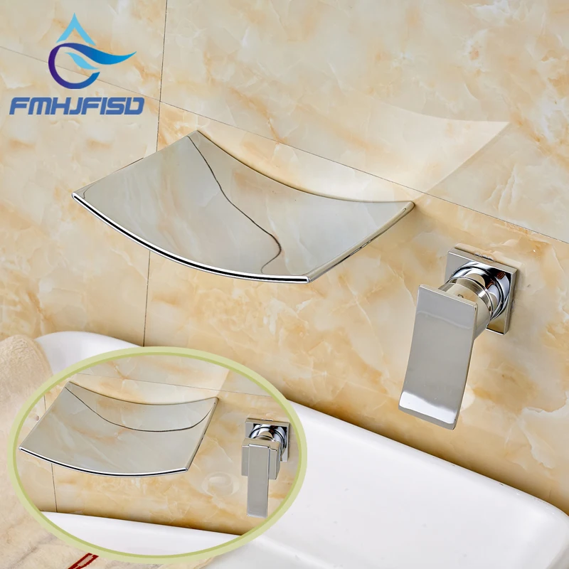 

Two Types Basin Sink Mixer Faucet with Single Handle Dual Holes Chrome Polished