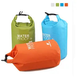сумка водонепроницаемая 2L 5L Высокое качество открытый Водонепроницаемый Сумки Сверхлегкий Кемпинг сухой организаторы Дрейфующих